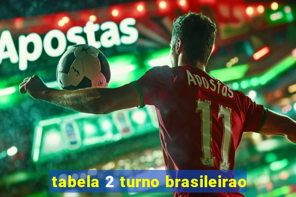 tabela 2 turno brasileirao